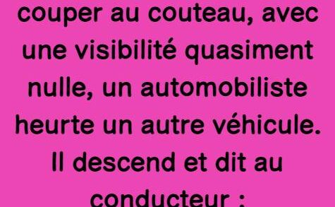 Dans un brouillard à couper au couteau