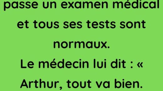 Un homme de 90 ans passe un examen