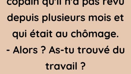 As-tu trouvé du travail