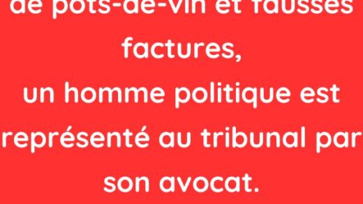 Inculpé dans une affaire de pots-de-vin