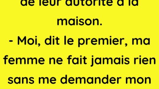 Trois hommes discutent de leur autorité à la maison