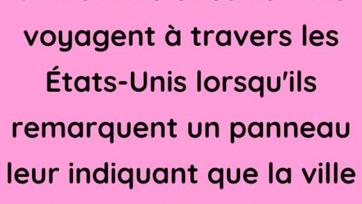 Un homme et sa femme voyagent.