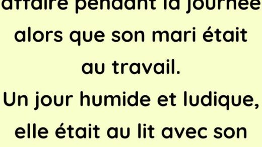 Une femme avait une affaire pendant la journée