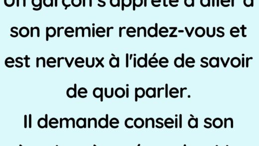 Un garçon est sur le point d'aller à son premier rendez-vous