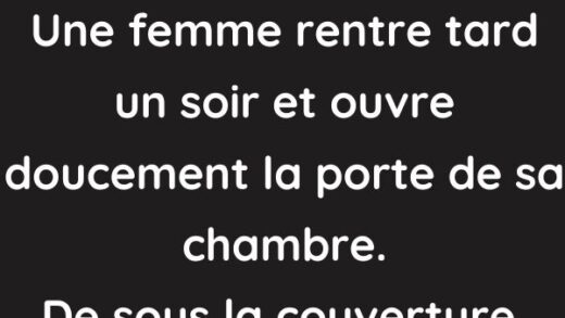 Une femme rentre chez elle tard dans la nuit