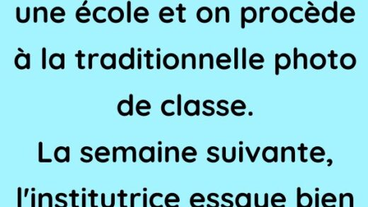 C'est bientôt Noël dans une école et on procède