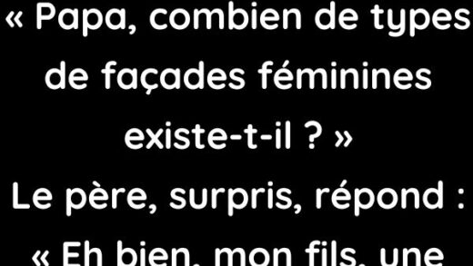 Combien de types de fronts féminins existe-t-il