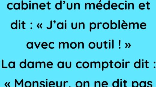 La dame au comptoir dit