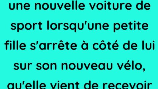 Un homme est assis dans une nouvelle voiture
