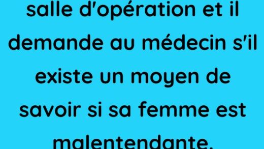 Un vieil homme est au cabinet médical