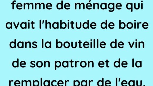 Un vieux Joe était femme de ménage