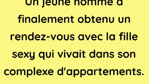 Un jeune homme a finalement obtenu un rendez-vous